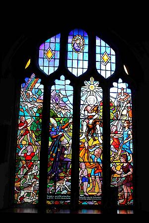 Kingkerswell - Detail of Stained Glass